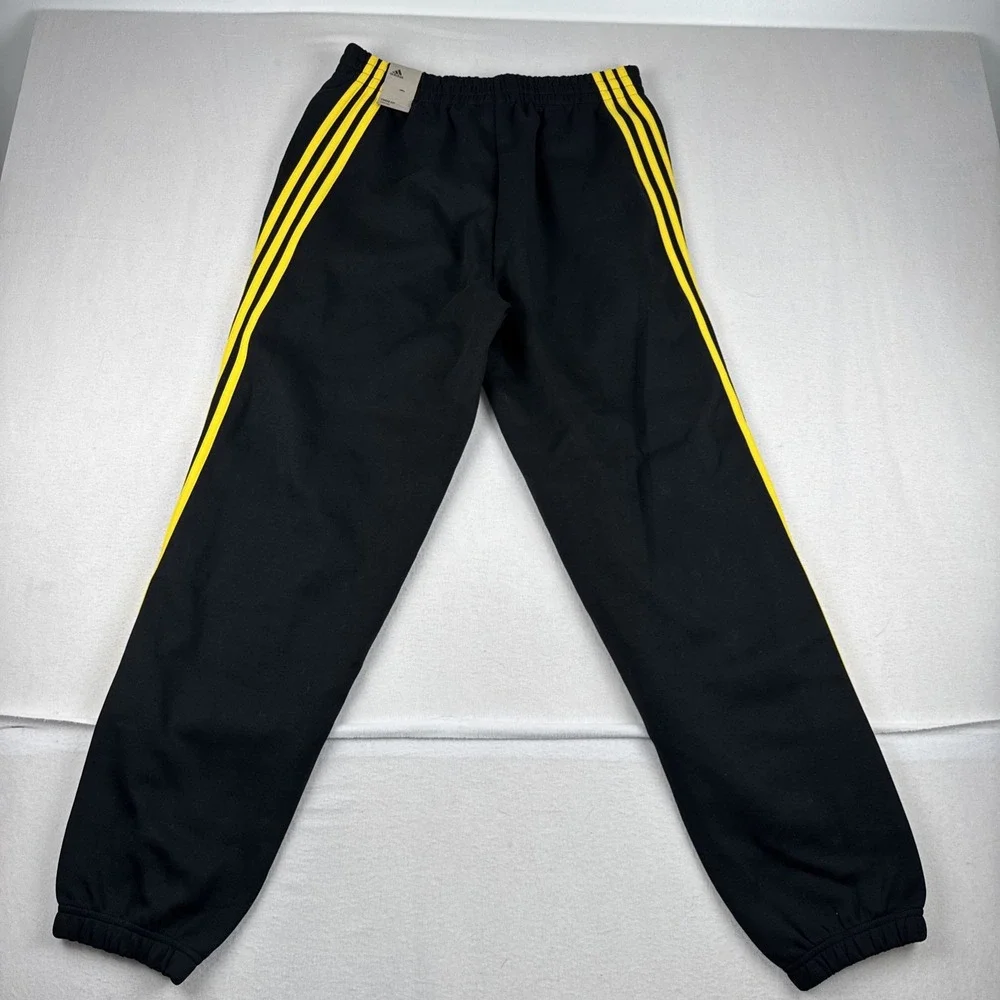Adidas Lego Classic Boys Track Pants H26667 XL Black Yellow loose fit 30*30